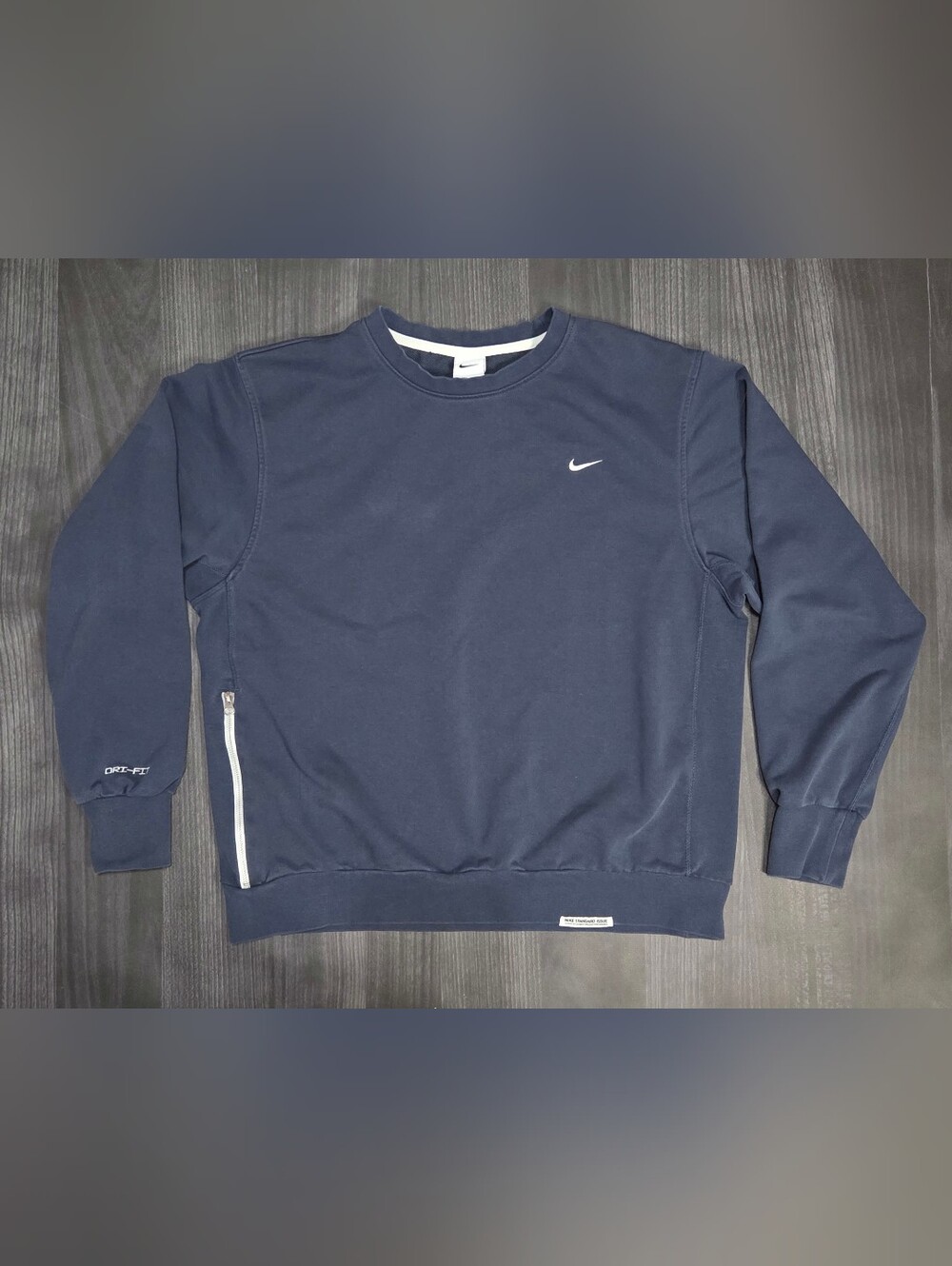 Nike Mens Navy Blue Crewneck Size L